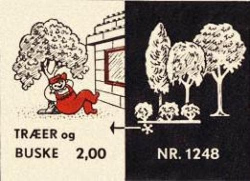 Painted Trees and Bushes LEGO set (#1248-2)