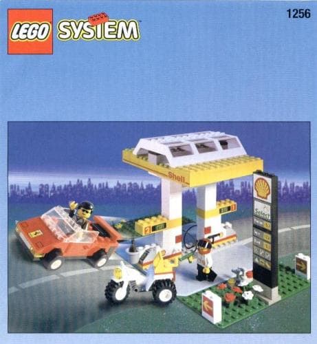 Shell Petrol Pump LEGO set (#1256-1)