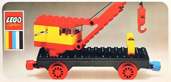 Mobile Crane (Train Base) LEGO set (#128-2)
