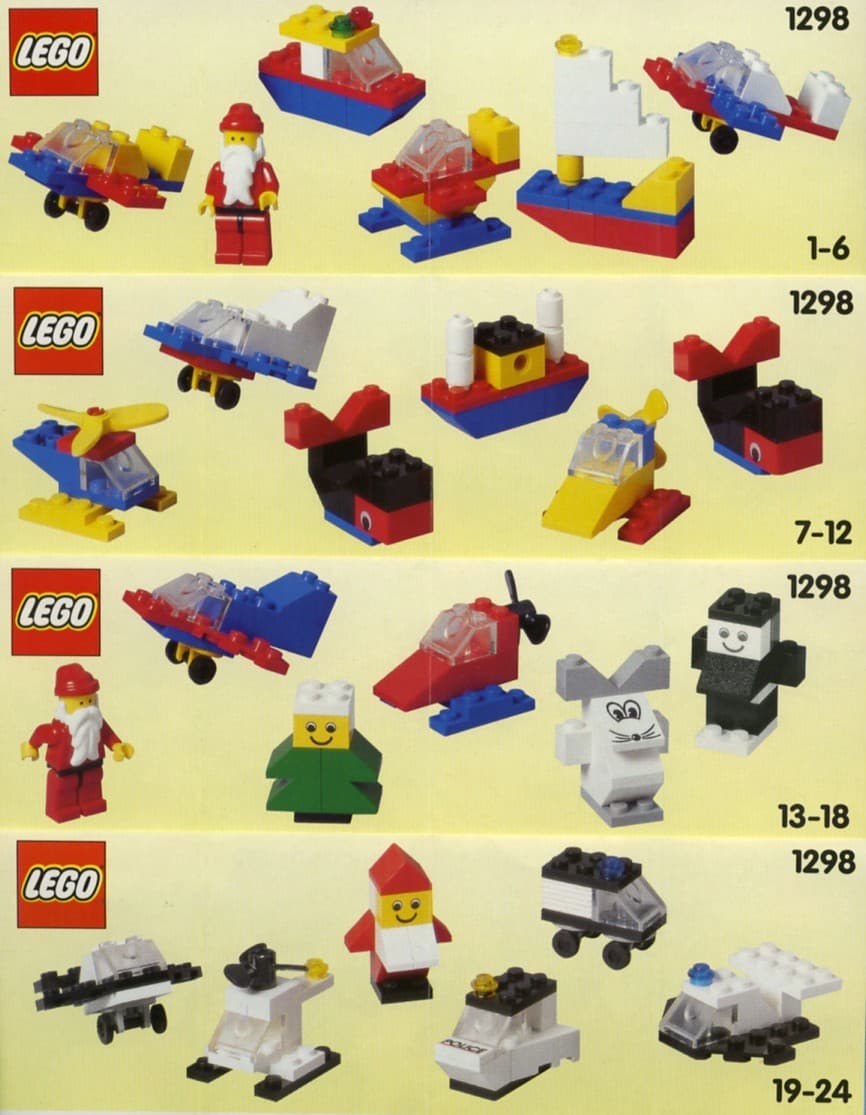 Classic Basic Advent Calendar 1998 LEGO set (#1298-1)