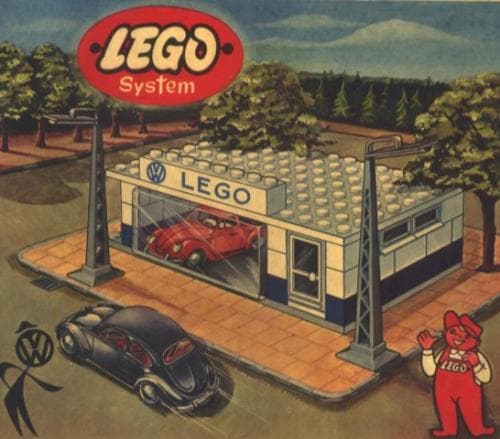 VW Auto Showroom LEGO set (#1307-1)