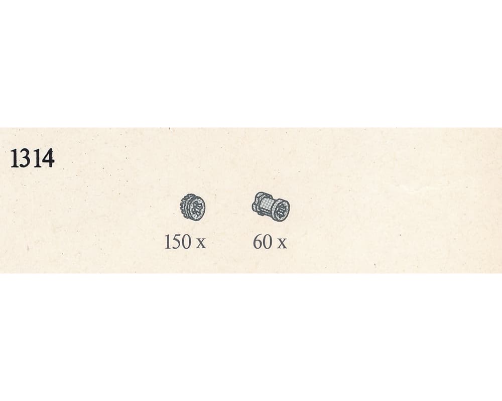 Stop bush / Small pulley LEGO set (#1314-1)