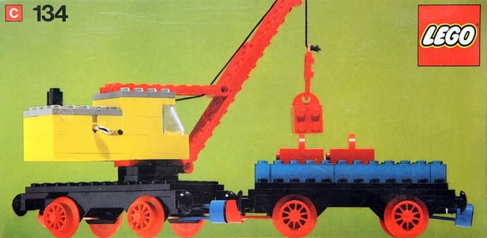 Mobile Crane and Wagon LEGO set (#134-1)