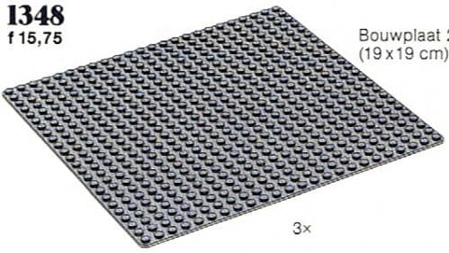 Base Plates Grey LEGO set (#1348-1, 1987)