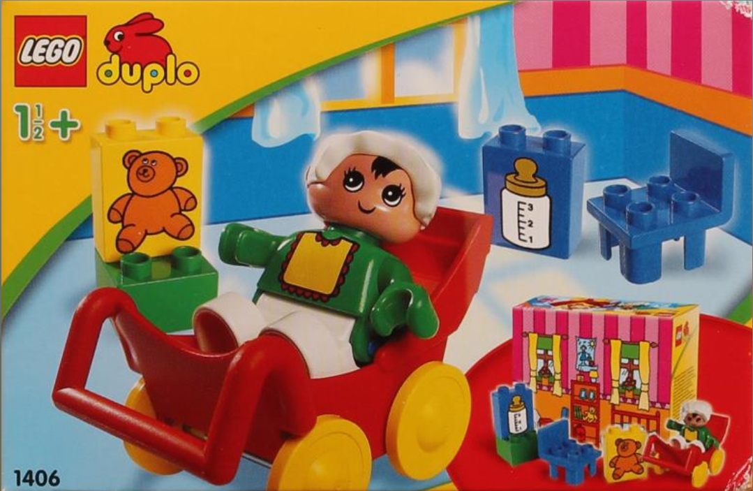 Nursing the Baby LEGO set (#1406-1)