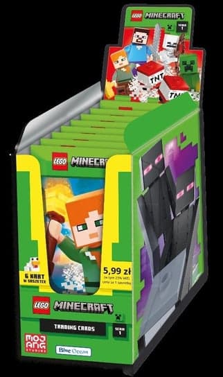 Minecraft Trading Cards Series 1 - Sealed Box (25 Packs) LEGO set (#1458815808-1)