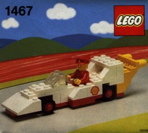 Shell Race Car LEGO set (#1467-1, 1987)