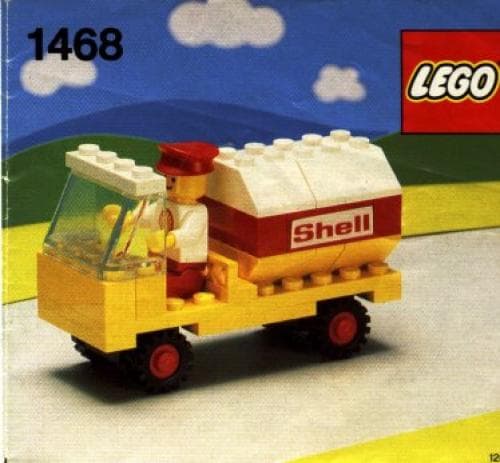 Shell Tanker LEGO set (#1468-1, 1987)