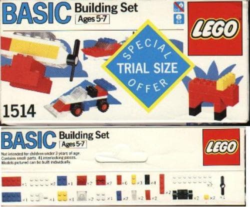 Basic Building Set Trial Size LEGO set (#1514-1)