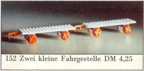 Two Train Wagons LEGO set (#152-1)