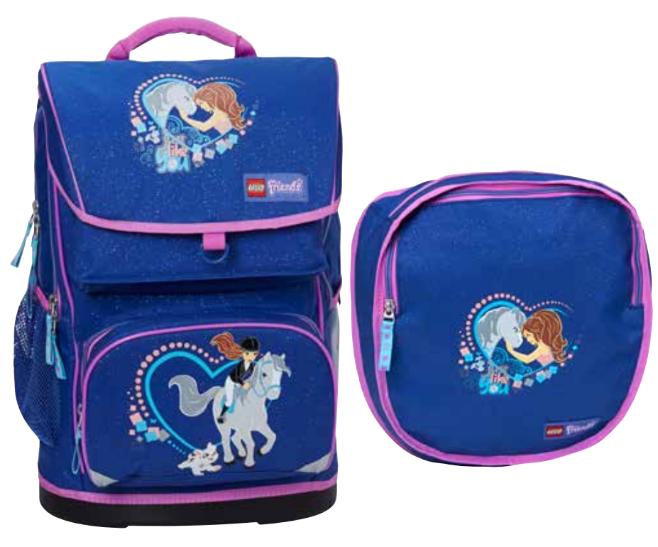 Friends Horse Large Backpack with Gym Bag LEGO Bags, Totes, & Luggage set (#15234-1, 2015)