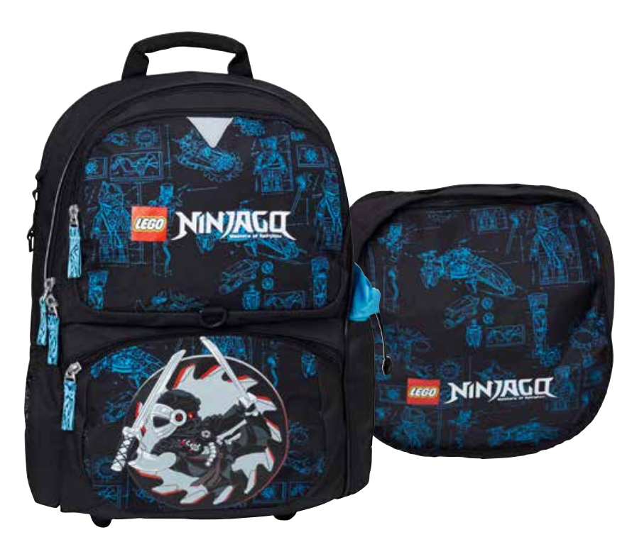 Ninjago Rebooted Backpack with Gym Bag LEGO Bags, Totes, & Luggage set (#15286-1, 2015)