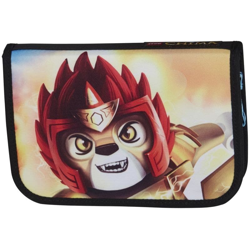 Legends of Chima Fire and Ice Pencil Case with Pencils LEGO Stationery and Office Supplies set (#15441-1, 2015)