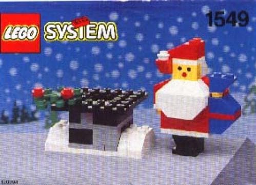 Santa and Chimney LEGO set (#1549-1)