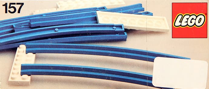 Curved Track LEGO set (#157-1)