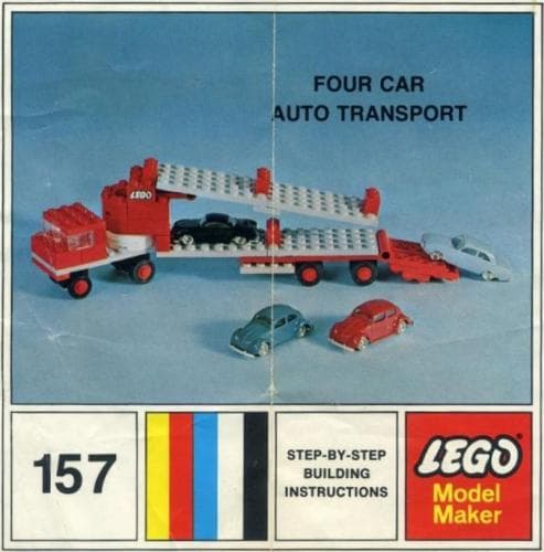 Four Car Auto Transport LEGO set (#157-3)