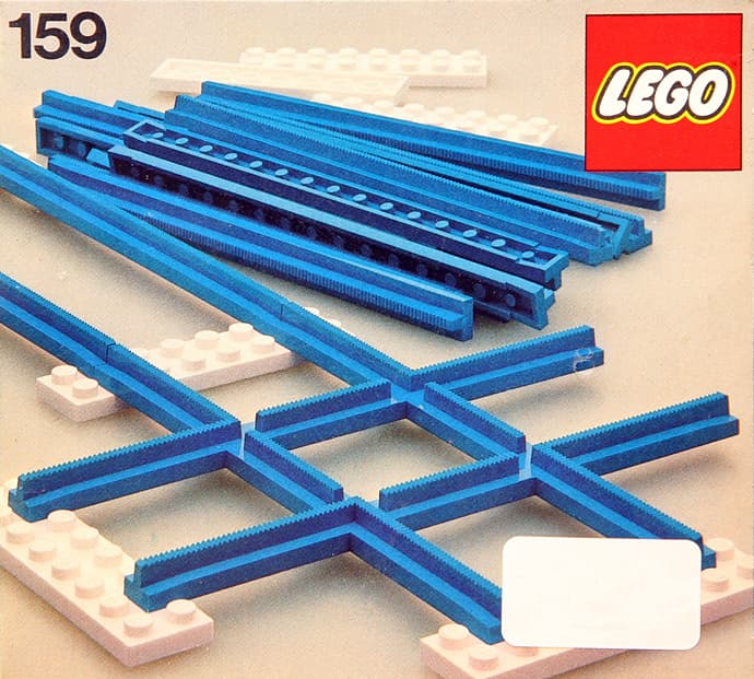 Crossover, Straight Rails LEGO set (#159-1)