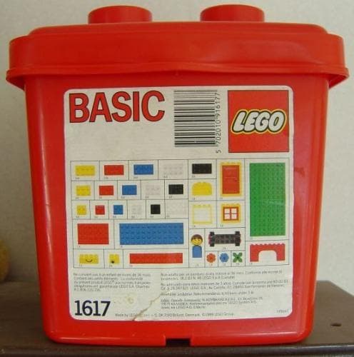 Small Bucket LEGO set (#1617-1)