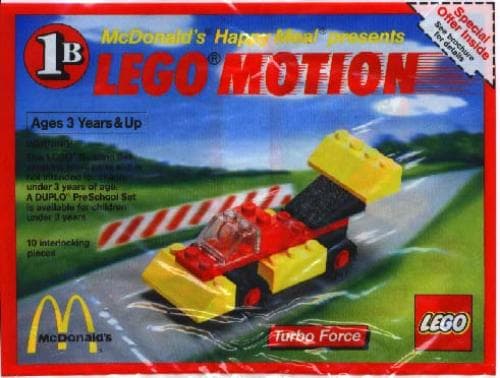 Lego Motion 1B, Turbo Force LEGO set (#1647-1)