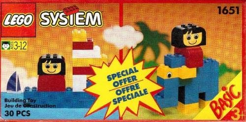 Basic Building Set Trial Size LEGO set (#1651-1)