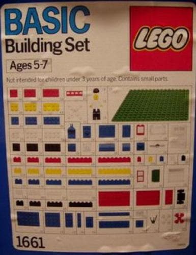 Basic Building Set in Bucket LEGO set (#1661-2)
