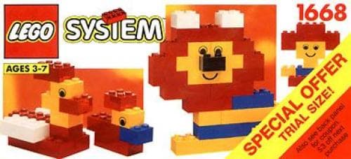 Basic Building Set Trial Size LEGO set (#1668-1)