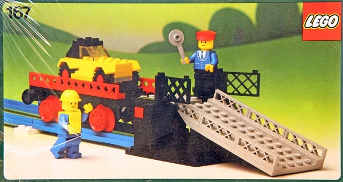 Loading Ramp and Car Transport Wagon LEGO set (#167-1)