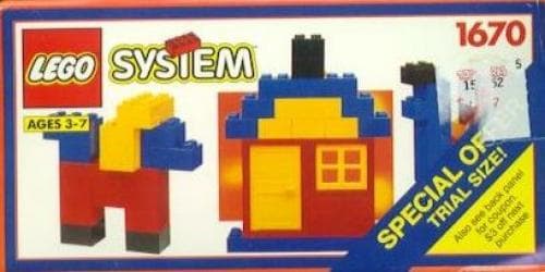 Basic Building Set Trial Size LEGO set (#1670-1)