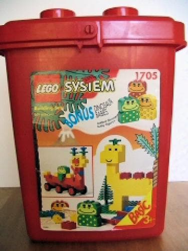 Large Dinosaur Bucket LEGO set (#1705-1)
