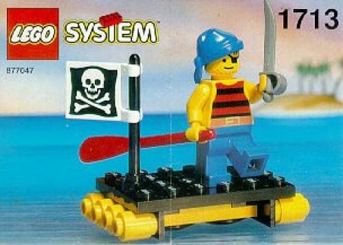Shipwrecked Pirate LEGO set (#1713-1)