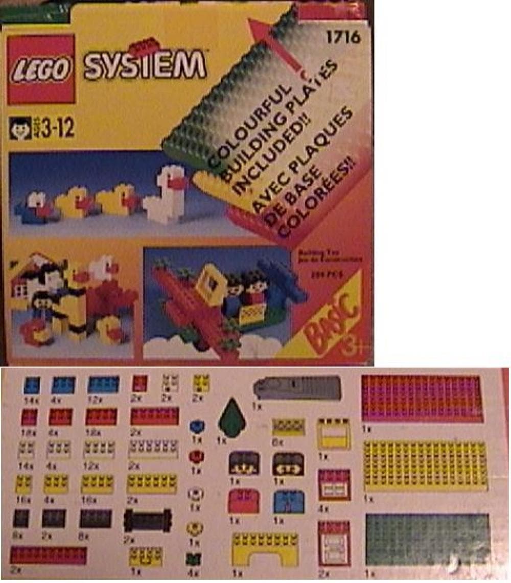 Starter Set with Building Plates LEGO set (#1716-1)