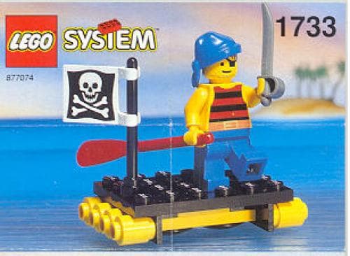 Shipwrecked Pirate LEGO set (#1733-1)