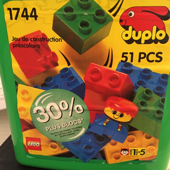 Medium Bucket LEGO set (#1744-1)