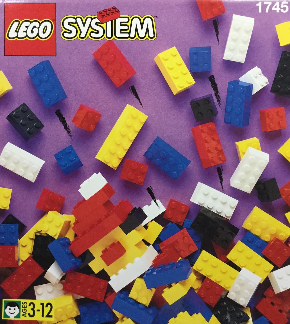 Box of Standard Bricks, 3+ LEGO set (#1745-1)