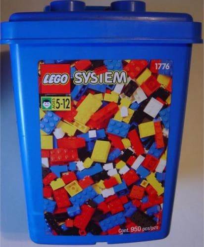 Large Bulk Bucket LEGO set (#1776-1)
