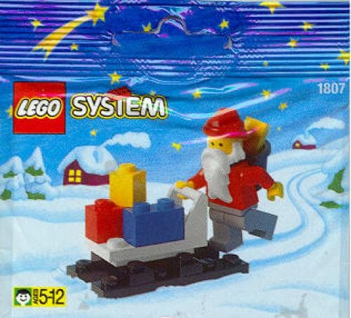 Santa Claus and Sleigh LEGO set (#1807-1)