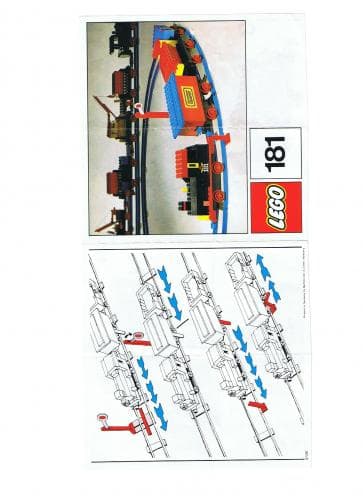Complete Train Set with Motor, Signals and Switch LEGO set (#181-1)