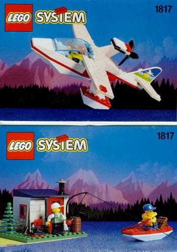 Sea Plane with Hut and Boat LEGO set (#1817-1)