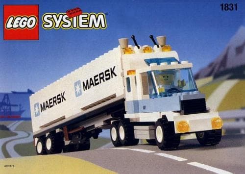 Maersk Line Container Lorry LEGO set (#1831-1)