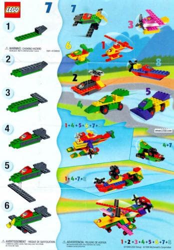 Plane LEGO set (#1841-1)