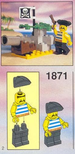 Pirates Cannon LEGO set (#1871-1)