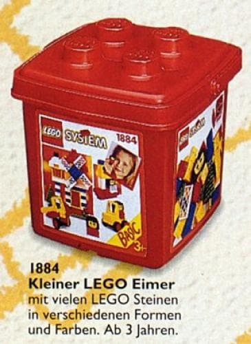 Small Bucket LEGO set (#1884-1)