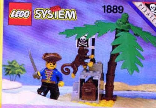 Pirate's Treasure Hold LEGO set (#1889-1)