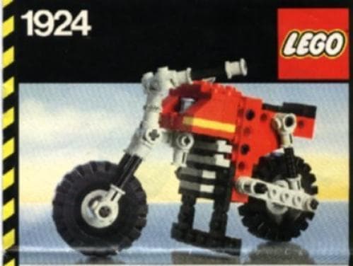 Motorcycle LEGO set (#1924-1, 1983)