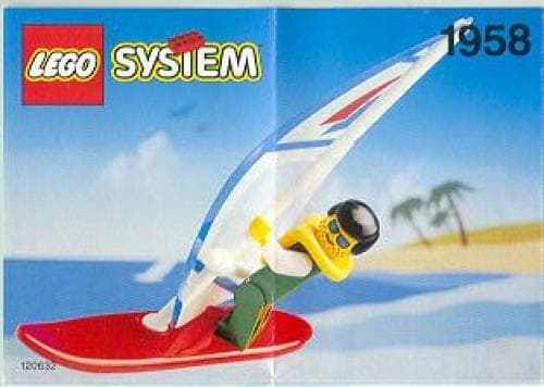 Windsurfer LEGO set (#1958-1, 1993)