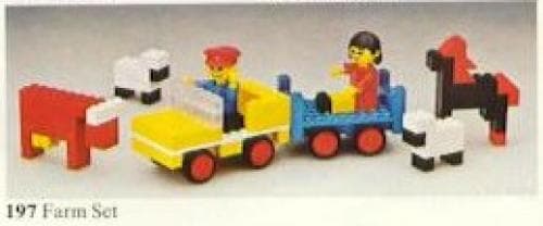 Farm Vehicle and Animals LEGO set (#197-1)