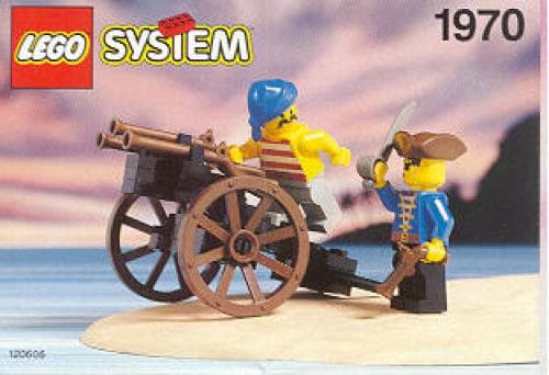 Pirate's Gun Cart LEGO set (#1970-1)