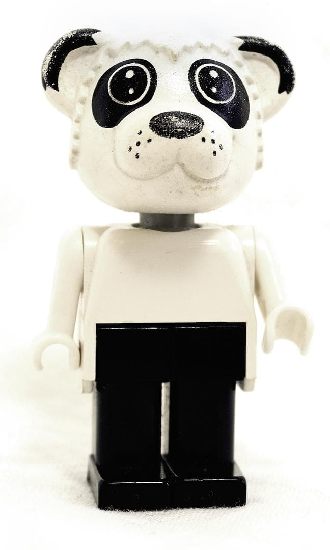 Fabuland Figure Panda 2 - Orzoro Nestlé Promotional polybag LEGO set (#198575-2)