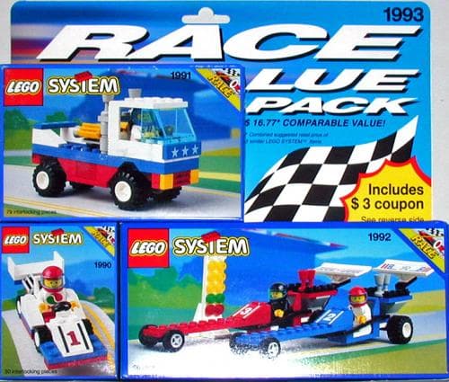 Race Value Pack LEGO set (#1993-1, 1993)