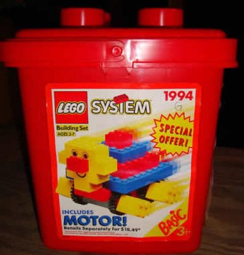 Turtle Bucket with Motor LEGO set (#1994-1)
